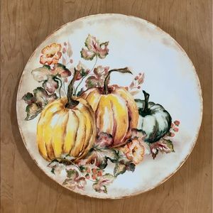 Fall decorative 9” plate